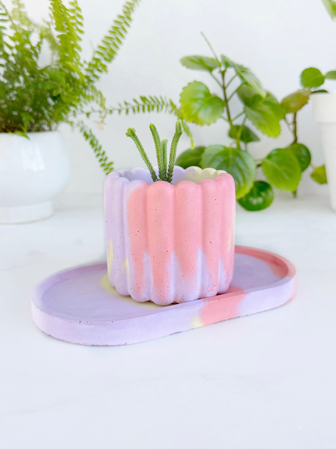 Molde triple silicona para porta velas o macetas – La Purpurina